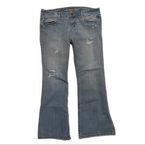 American Eagle Favorite Boyfriend Distressed Denim Jeans